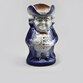 TOBY JUG, flintgods, omkring år 1900.