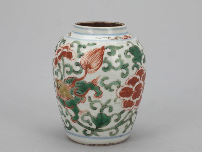 URNA, porslin, Kina, Kangxi, (1662-1722).