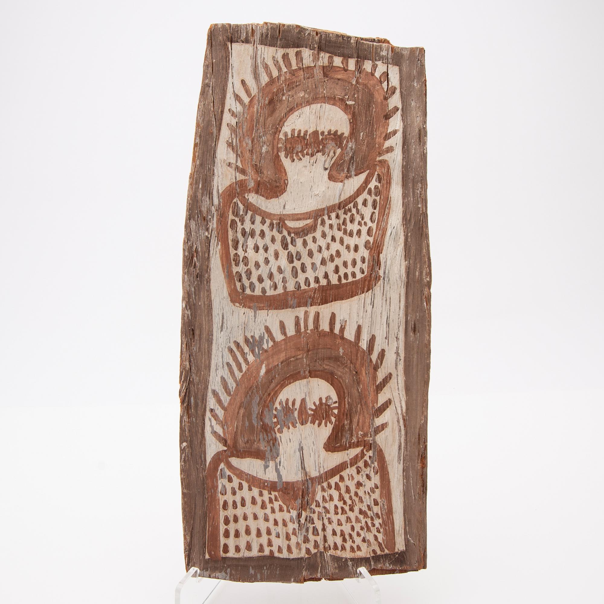 Jack Karadada, "Bark painting".