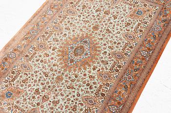 Rug, Old Ghom Central Persia, Signed Abbas Janshidi, c. 150 x 93 cm.