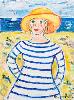 MARIANNE ÅGREN, akryl på duk, signerad.