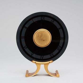 An Omega '8 jours', Art Déco table clock, 1940's.