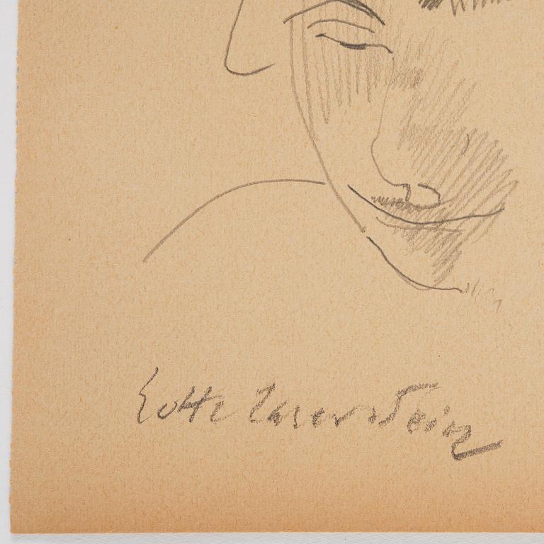 Lotte Laserstein, Självporträtt i hatt.