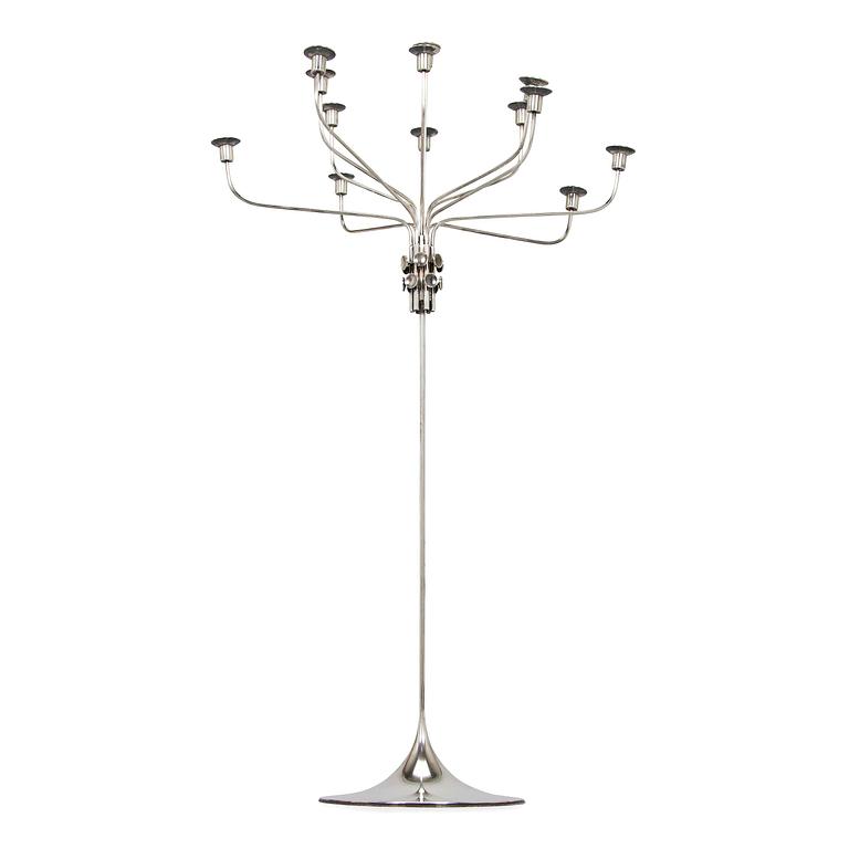 Tapio Wirkkala, kandelaber "TW412", silver Kultakeskus, Tavastehus 1985.