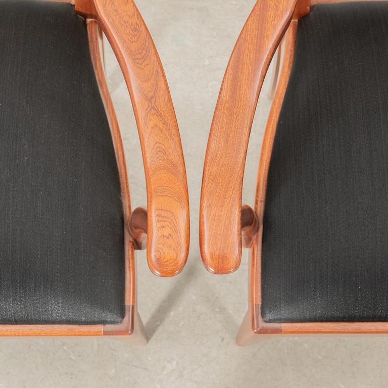 Josef Frank, armchairs a pair, model 1165, Svenskt Tenn.