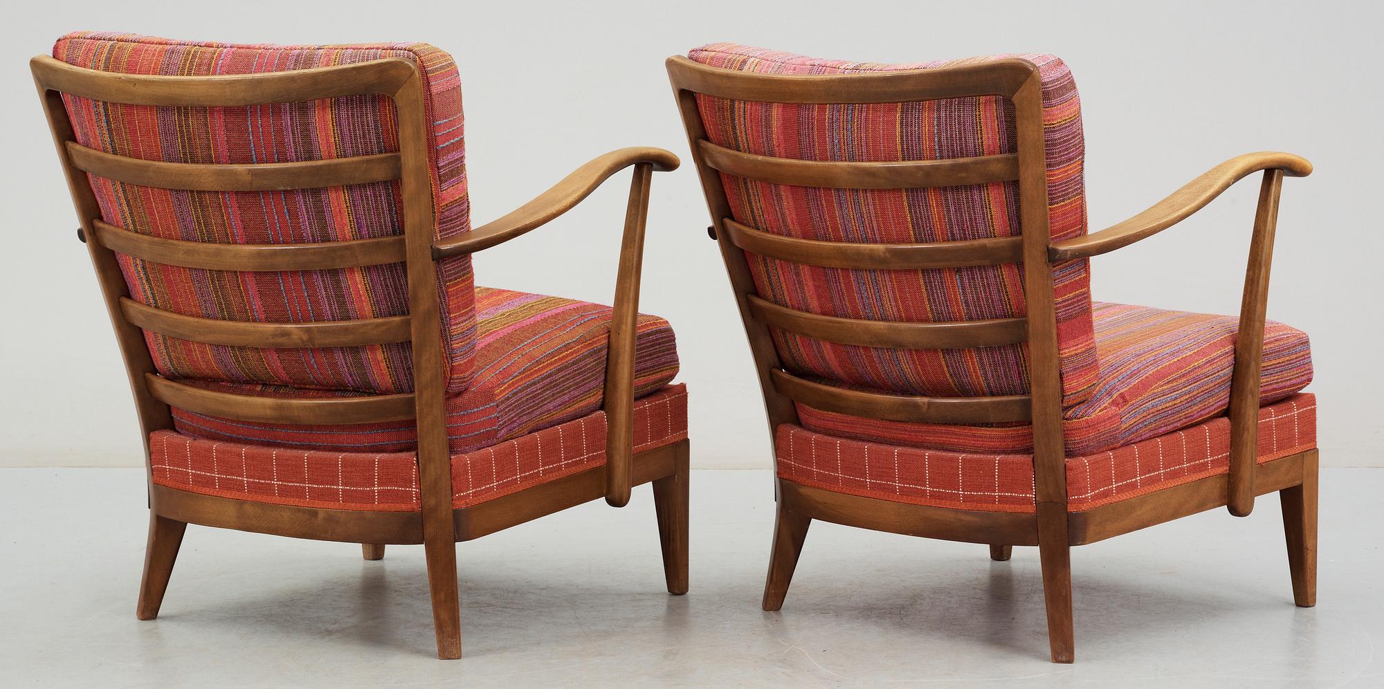 FÅTÖLJER, ett par, Knoll's Moderna Möbler, 1940-50-tal.