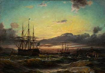 Adolf Nordling, Marin med svenskflaggade fartyg.