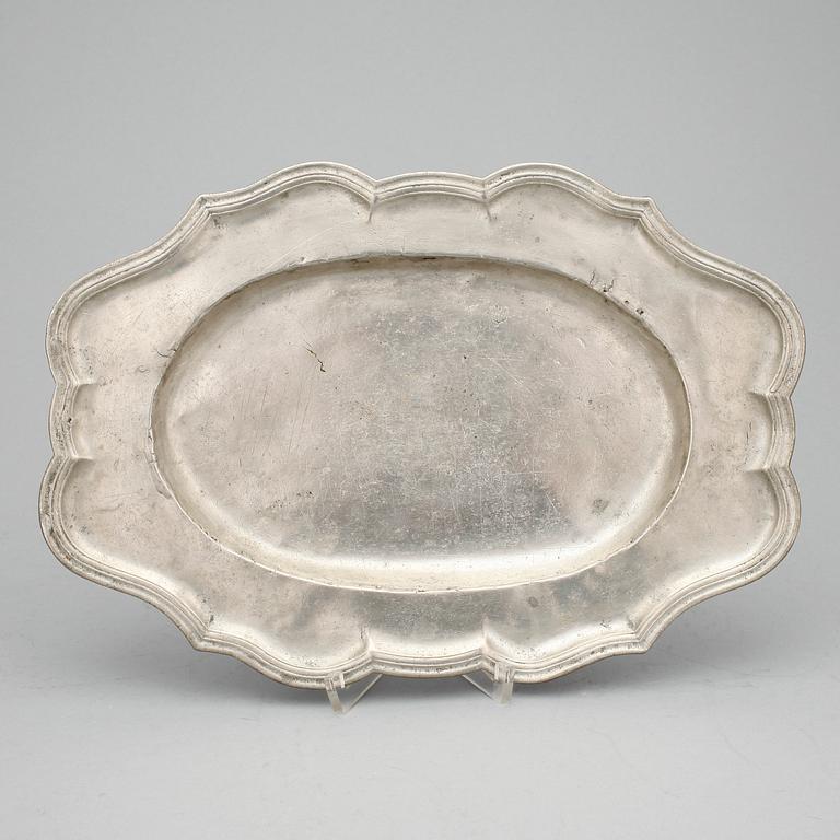 FAT, tenn, rokoko, Samuel Marnel, verksam 1748-75 i Stockholm.
