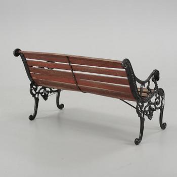 TRÄDGÅRDSSOFFA, gjutjärn, 1900-tal.