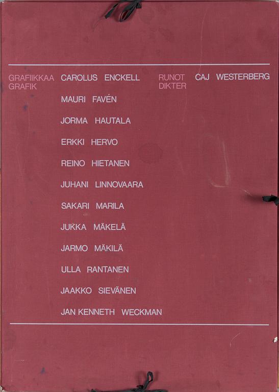 Grafikportfölj, 12 st, "Ljusets år".