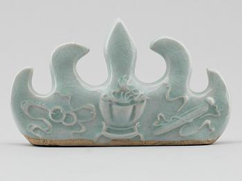 PENSELSTÄLL, porslin, Kina, 1800-/1900-tal.