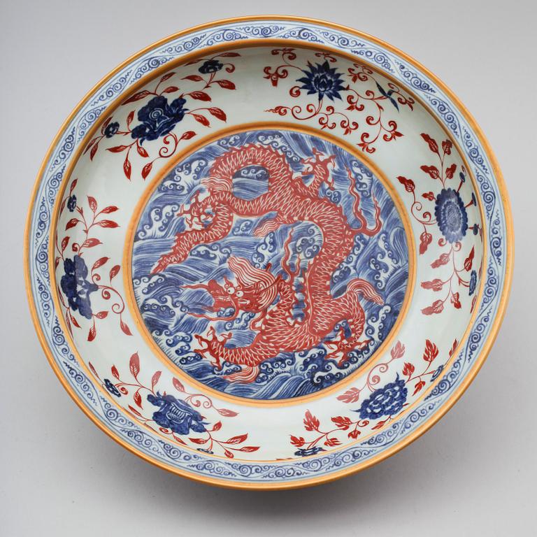 SKÅLFAT, porslin, Kina, 1900-/2000-tal.