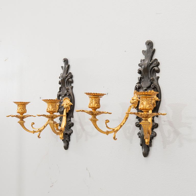 Appliquer ett par Louis XV-stil 1900-talets senare del/2000-tal.