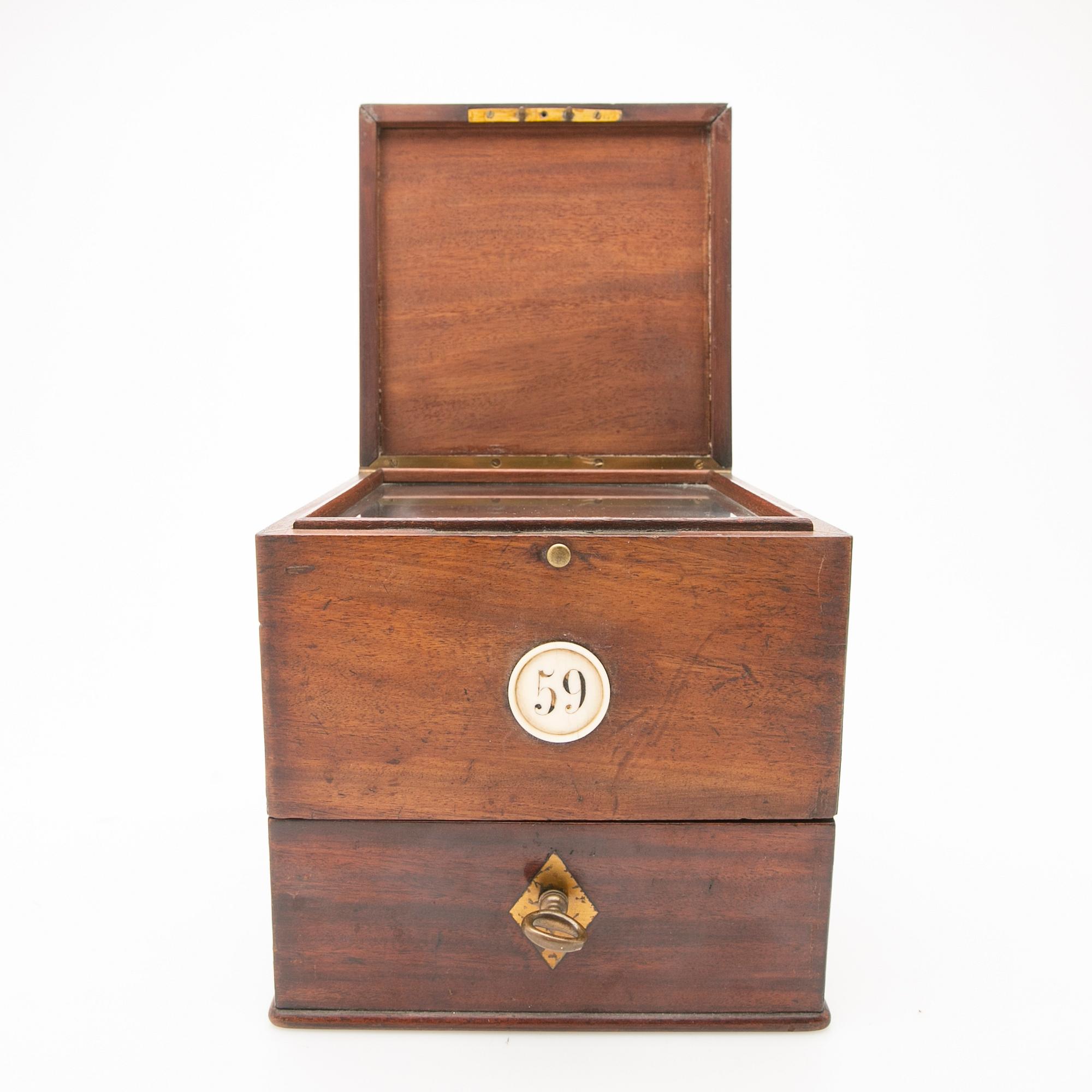 Marine chronometer, Gannery No. 59, second half of the 19th century.