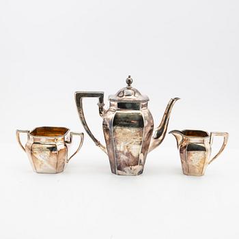 Coffee service, 3 pieces, silver, Dahlström & Co, Örebro, 1917.