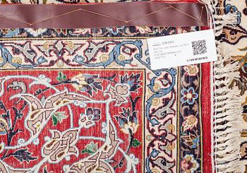 MATTA, old, Isfahan, part silk, ca 312 x 199 cm.