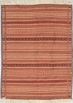 A kelim rug, 204 x 150 cm.