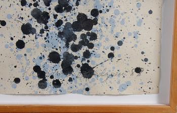 LINDGREN, KATARINA, blandteknik på papper, sign o dat -88.