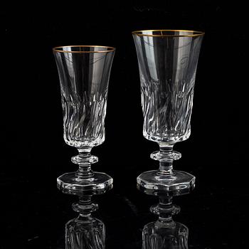 Elis Bergh, glasservice, 121 delar, "Ulriksdal", Kosta, 1900-tal.