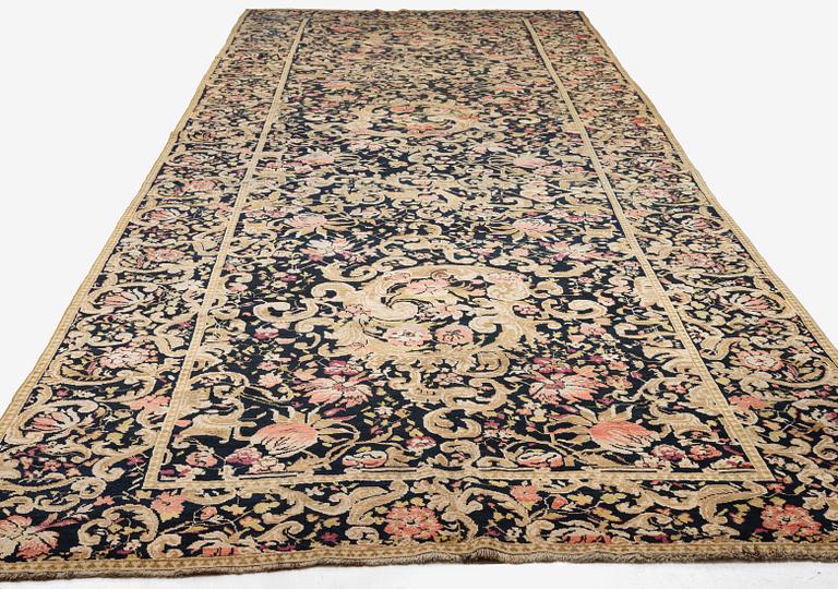 A Karabagh runner, South Caucasus, c. 649 x 228 cm.