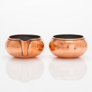 Maija Heikinheimo, a mid-20th-century 5-piece coffee set by Valaistustyö for Artek.