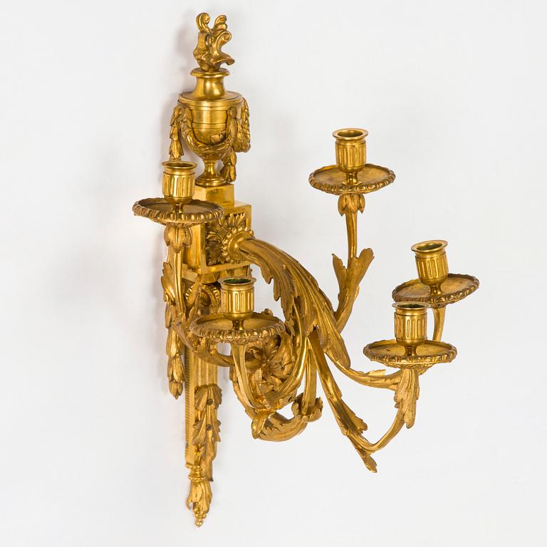 Applique, Louis XVI, kring 1780, sannolikt Paris.