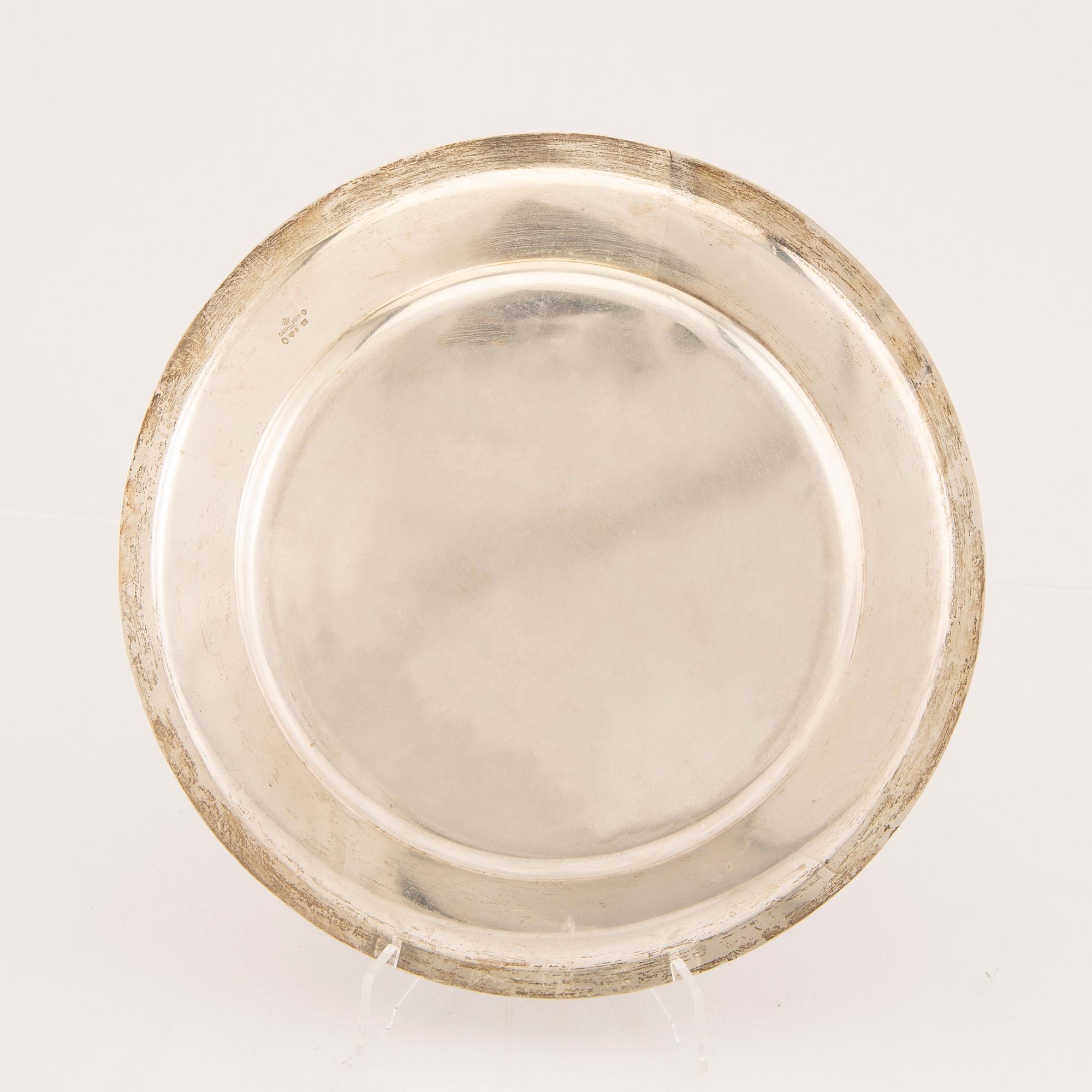 CG Hallberg, fat silver Stockholm 1918.