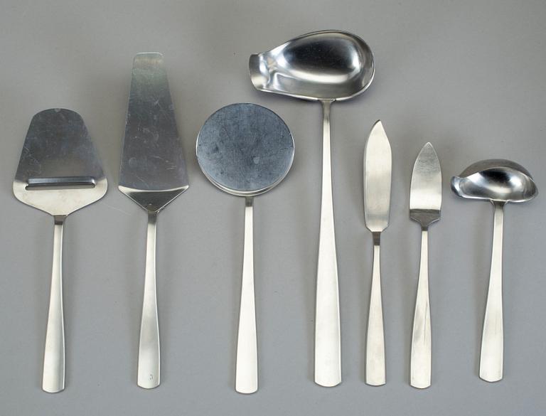 BESTICKUPPSÄTTNING, ca 304 delar, "Facette", Folke Ahrström,  AB Gense, Eskislstuna, 1940-tal.