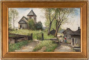 OLOF HERMELIN, oil on canvas, signed O. Hermelin.