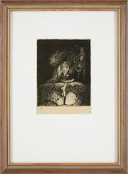 JOHN BAUER, litografier, 2 st.