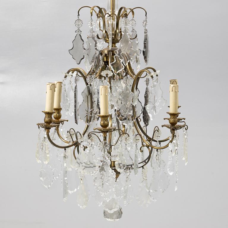 Chandelier, Rococo style, first half of the 20th century.
