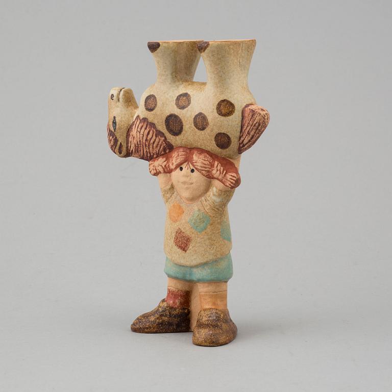 a Lisa Larson stoneware figurine from the second half of the 20th century.