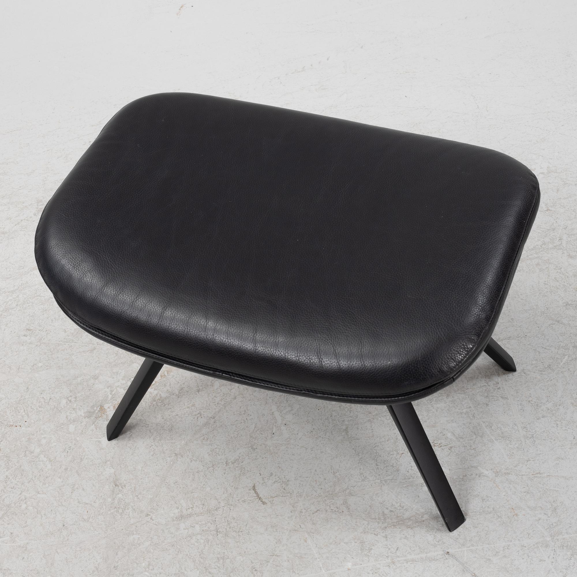 Patrick Norguet, a model 'P22' foot stool, Cassina.