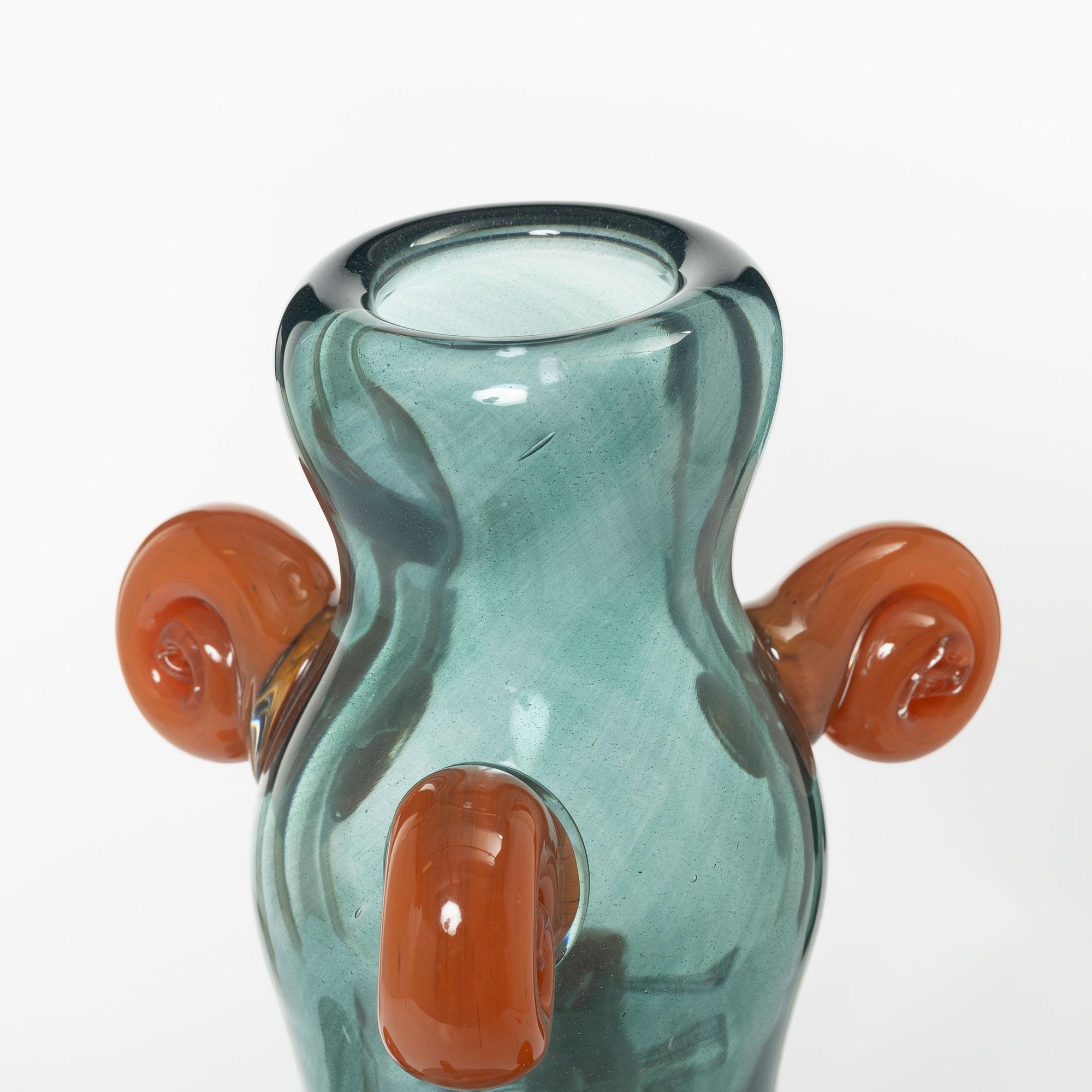 Ann Wåhlström, a unique glass vase, Kosta Boda.
