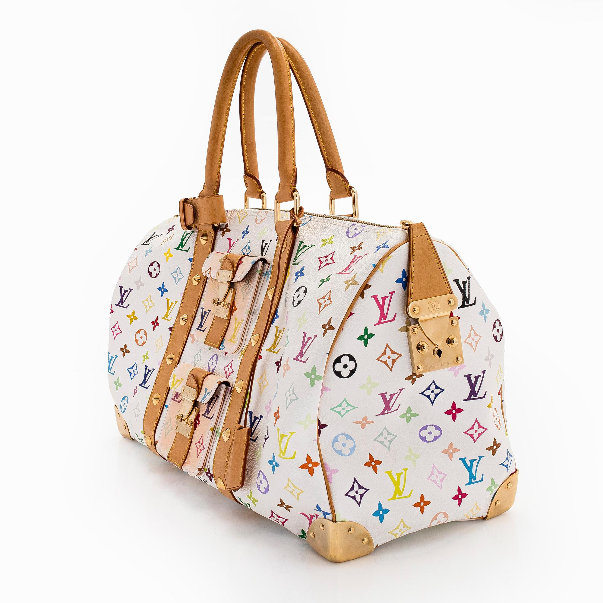 Louis Vuitton, X Takashi Murakami, väska, "Multicolour Keepall 45", Limited Edition.