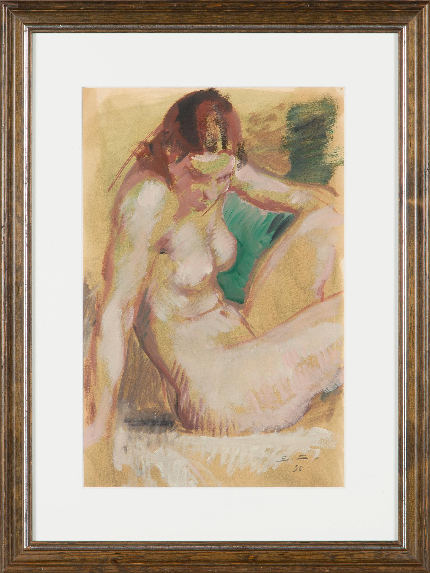 Santeri Salokivi, Nakenmodell.