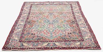Matta, antik Kirman Laver, södra Persien, ca 210 x 134 cm.
