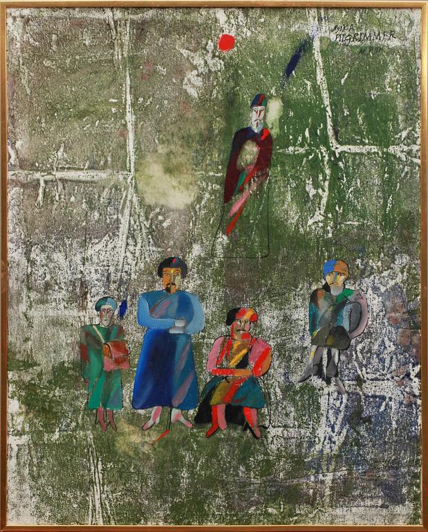 MADELEINE PYK, olja på duk, sign.