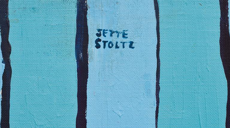 JETTE STOLTZ, olja på duk, signerad.