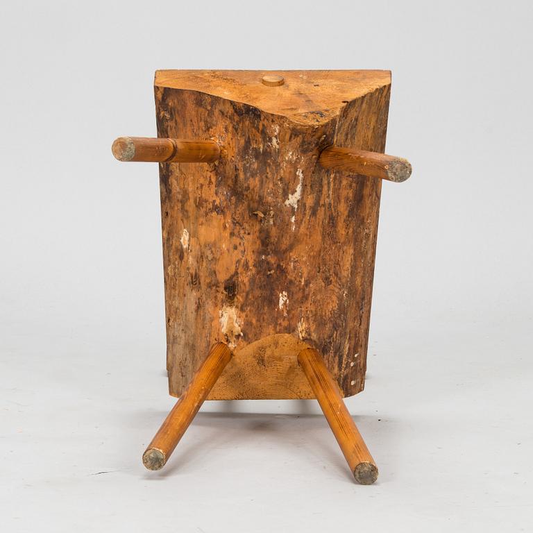 A wooden chair from Lapland, Finland, mid-20th century.