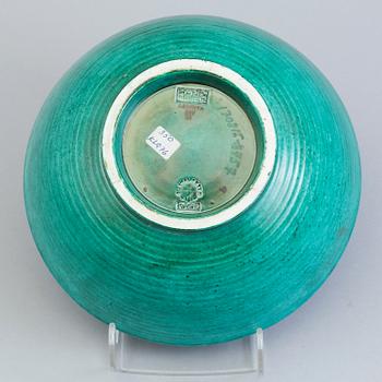 WILHELM KÅGE, an 'Argenta' stoneware bowl form Gustavsberg, 1933.