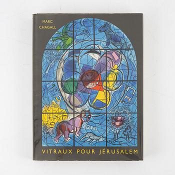 Marc Chagall, bok, "Vitraux Pour Jéruslem", utgiven av André Sauret, Monte Carlo, 1962.