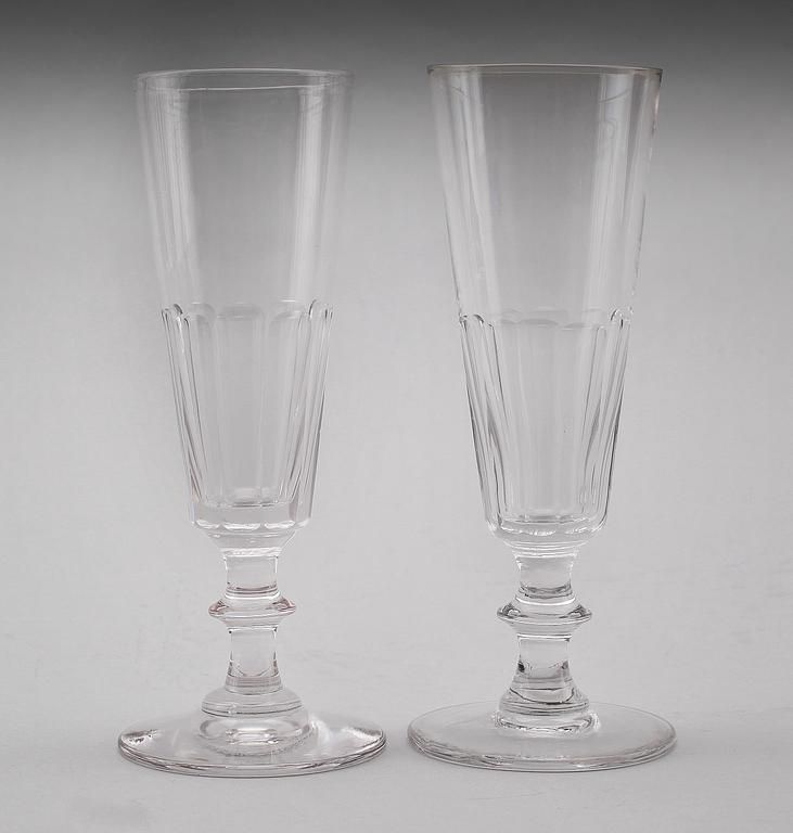 CHAMPAGNESTRUTAR, 6 st, 1800-talets andra hälft.