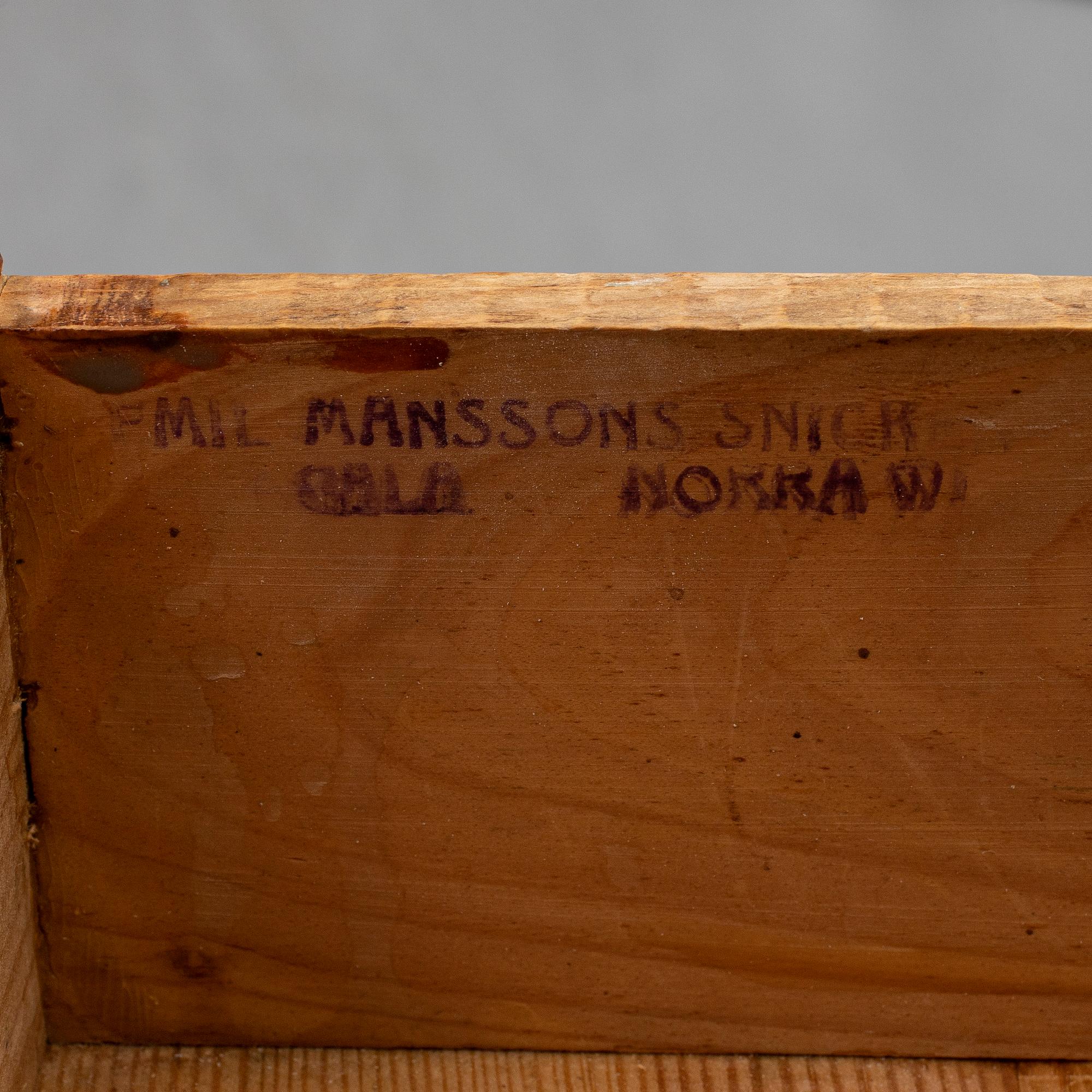 A second half of the 19th century painted table.