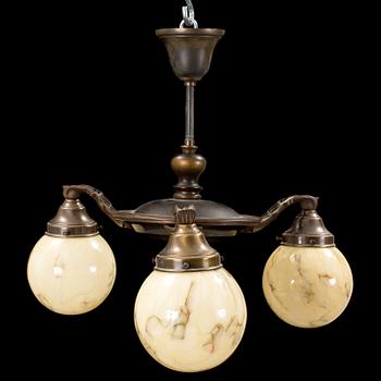 A mid 1900s ceiling light.