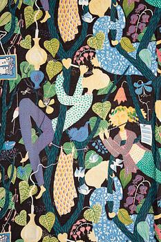 STIG LINDBERG, textile "Melody", Ljungbergs textil 1950s.