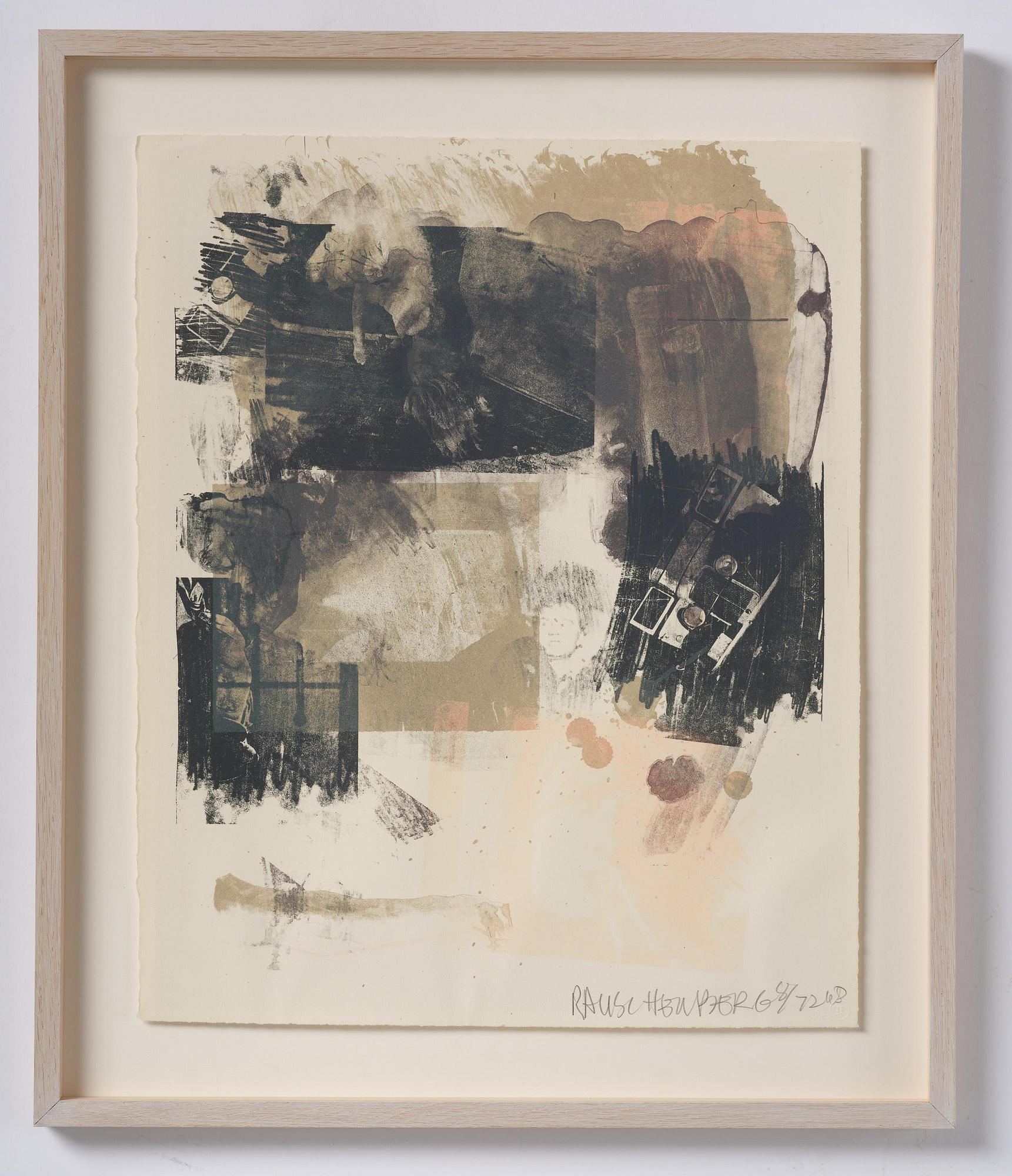 Robert Rauschenberg, "Storyline III" from: Reels (B + C).