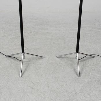 Three contemporary floorlamps by Santa & Cole.