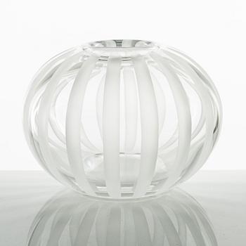 Anne Nilsson, vase, glass, "Expo", Orrefors.