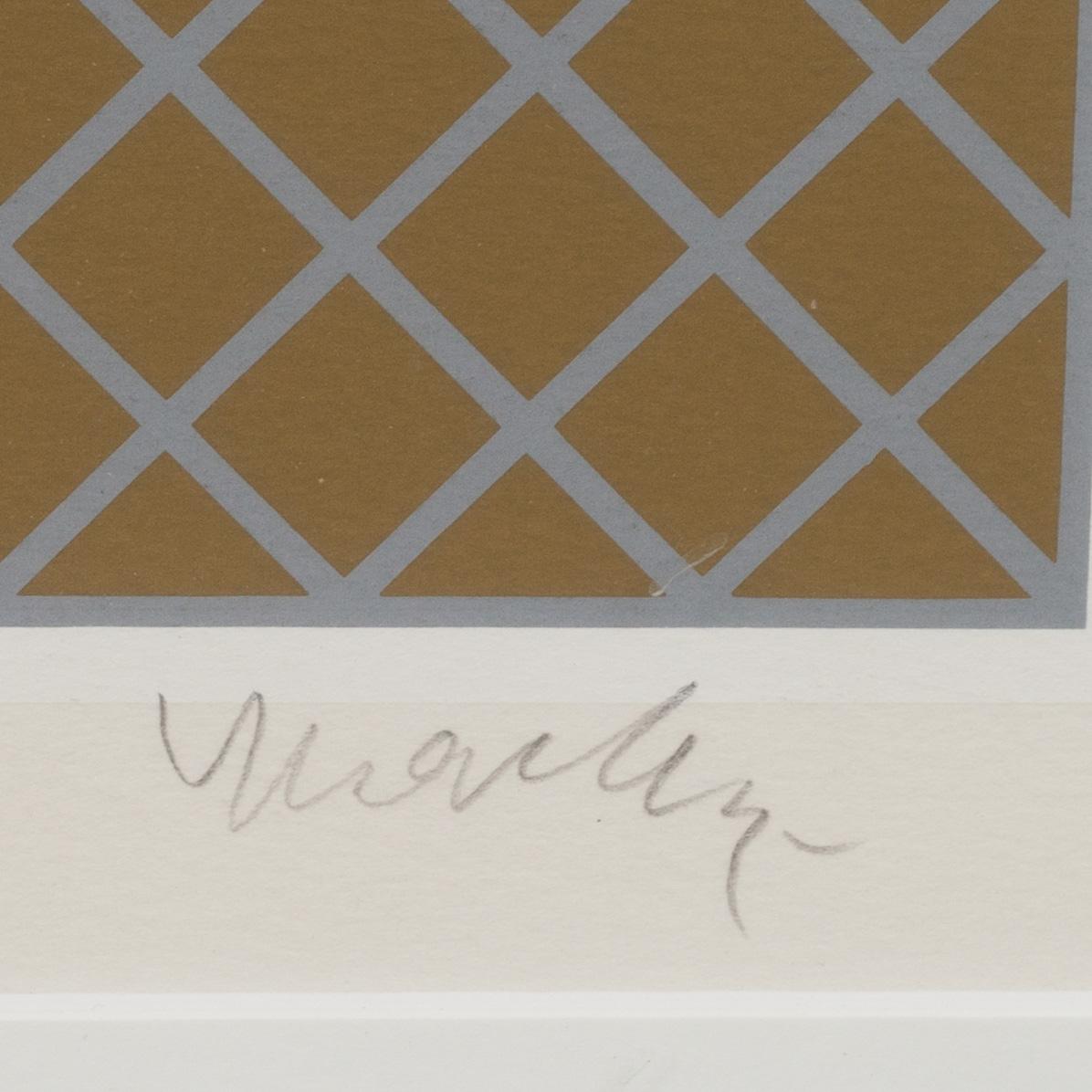 VICTOR VASARELY, färgserigrafi, signerad och numrerad 68/250.